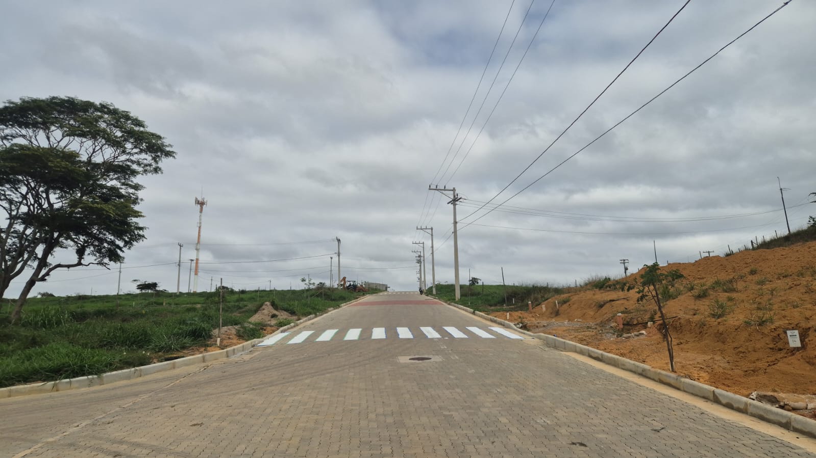 Infraestrutura viária executada no Sweet Village