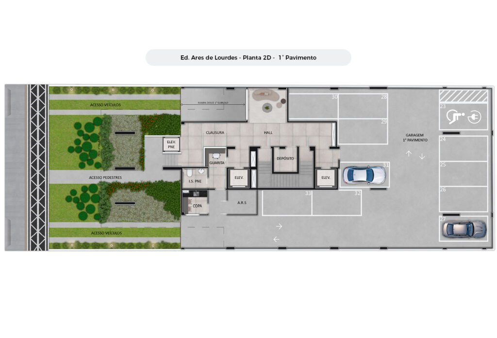 Planta baixa do Ares de Lourdes