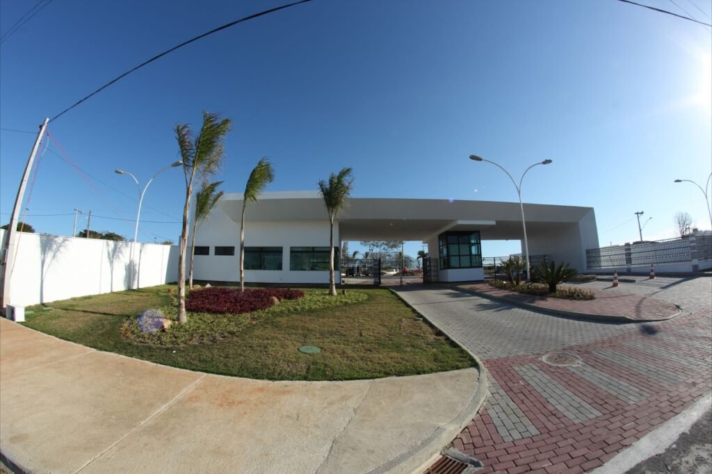 Entrada do residencial Blue Garden Ecoville São Pedro